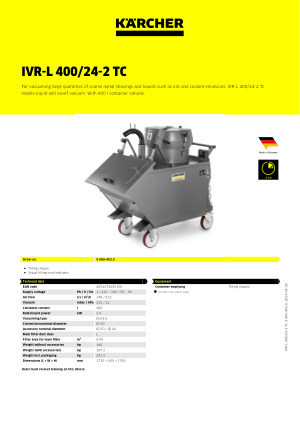IVR-L 400/24-2 Tc  Kärcher International