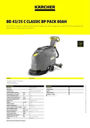 karcher bd 43 25 c