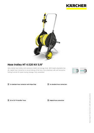 Hose trolley HT 4.520 Kit 5/8