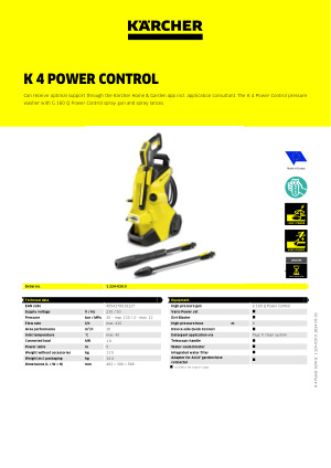 Kärcher - Hidrolimpiadora K4 Power Control - Dir Rioja
