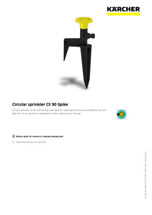 Irrigatore Con Puntale Turbospike 8660 Claber Irrigatore Con Puntale Turbospike 8660 Claber