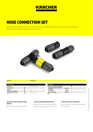Hose Connection Set
