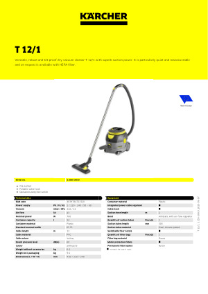 Product information