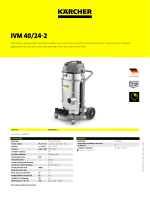 Product information