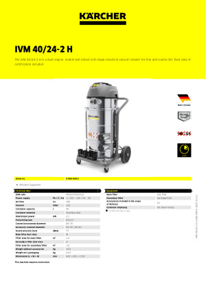 Product information