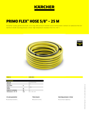 Primo Flex® hose 5/8