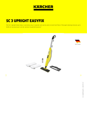 Kärcher Nettoyeur Vapeur SC 3 Upright EasyFix, P…