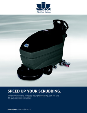 Saber Compact 20 Commercial Automatic Floor Scrubber Windsor