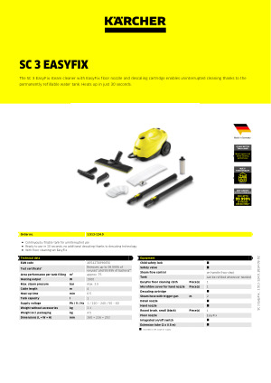 Troubleshooting - Kärcher SC 3 Operating Instructions Manual [Page 15]