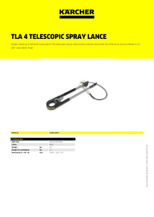 TLA 4 telescopic spray lance