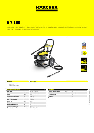 Informations relatives au produit