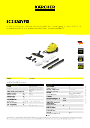 Informations relatives au produit