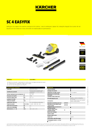 Informations relatives au produit