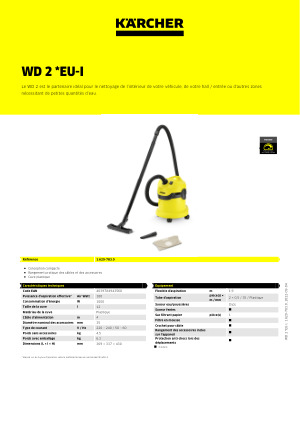 MyTEK - Nul en ménage ? Équipez vous avec l'Aspirateur multifonction KÄRCHER  WD2 Pour commander:  aspirateurs-karcher-wd2-kaas48009.html