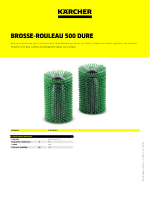 Karcher Entraînement brosse-rouleau 500