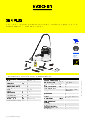 Informations relatives au produit