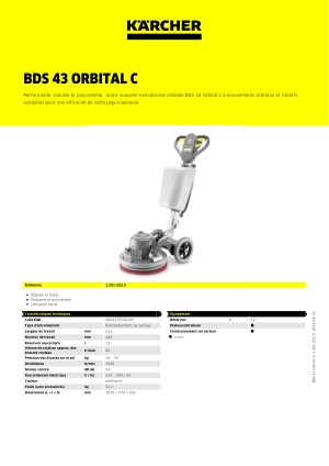 Monobrosse BDS 43/Orbital C, 12912520 - Karcher