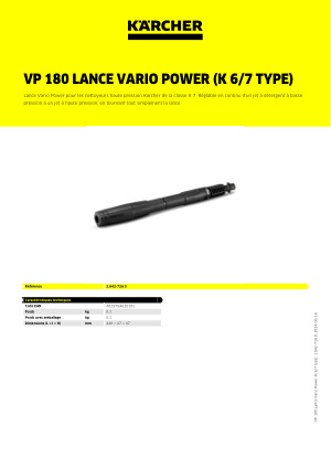 Lance Vario Power K 6 7 type