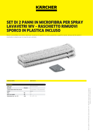 Attacco per pavimenti con panno in microfibra - Accessori per il fai da te