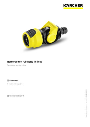 Kärcher Raccordo A T A 2 Vie Per Tubo Da Giardino – Connettore In Materiale Robusto - 2