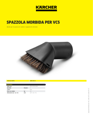 PakTrade Spazzola Universale Per Aspirapolvere – Con Ruote Per Pavimenti E Tappeti – Adattatore 30-38mm