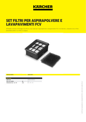 Filtri HEPA Lavabili Per Aspirapolvere Kalado KCV01: Set Da 4 Pezzi Di Ricambio - 3