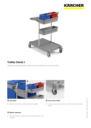 TROLLEY CLEAN LINER MINI CARRELLO PROFESSIONALE PULIZIE, attrezzi per  pulizia attrezzi karcher manuale pulizie professionali tecniche di pulizia  professionale carrello pulizie ikea carrello pulizie economico