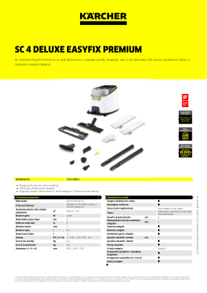 SC 4 Deluxe EasyFix Premium | Kärcher Lietuva