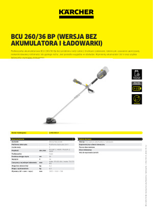 Informacja produktowa