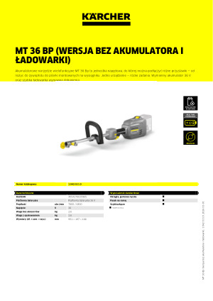 Informacja produktowa