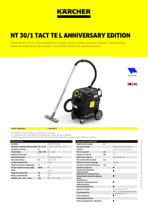 Informacja produktowa