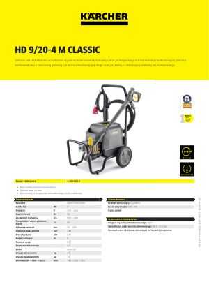 Informacja produktowa