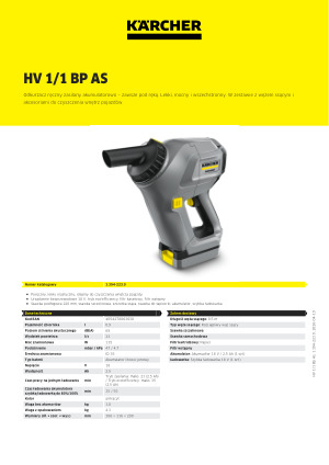 Informacja produktowa