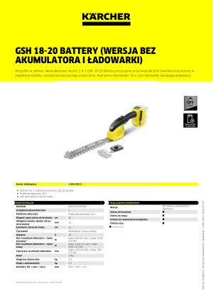 Informacja produktowa