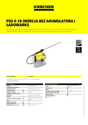 Informacja produktowa