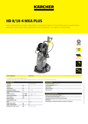 Informacja produktowa