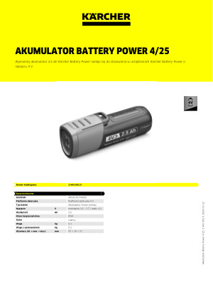 Informacja produktowa