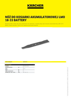 Informacja produktowa