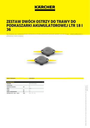 Informacja produktowa