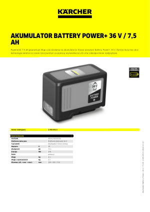 Informacja produktowa
