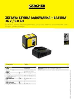 Informacja produktowa