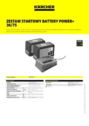 Informacja produktowa