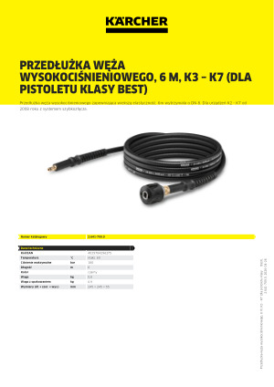 Informacja produktowa