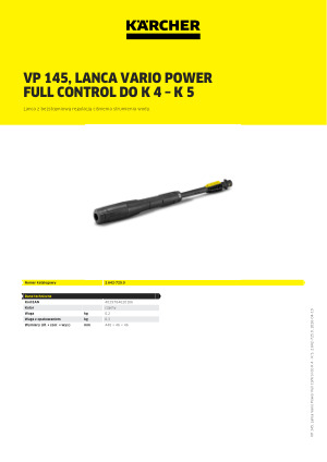 Informacja produktowa