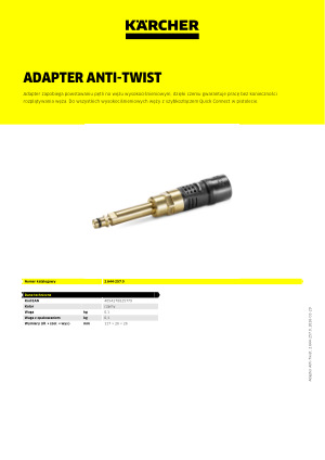 Informacja produktowa