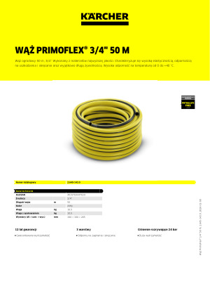 Informacja produktowa