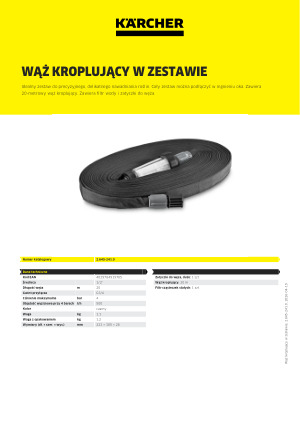 Informacja produktowa