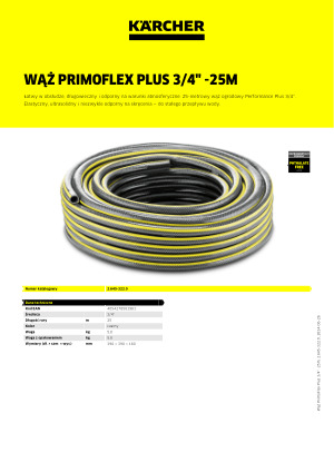 Schlauch PrimoFlex® 3/4 - 25 m