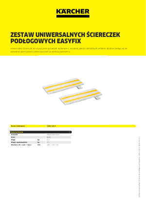 Informacja produktowa