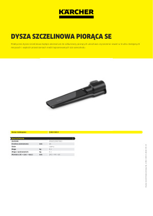 Informacja produktowa